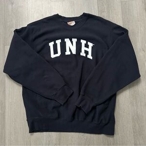 MV Sport Pro-weave UNH Navy Blue Crewneck Sweater VINTAGE Size L